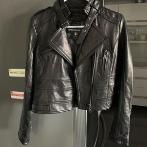 Lamb skin leather jacket NEW